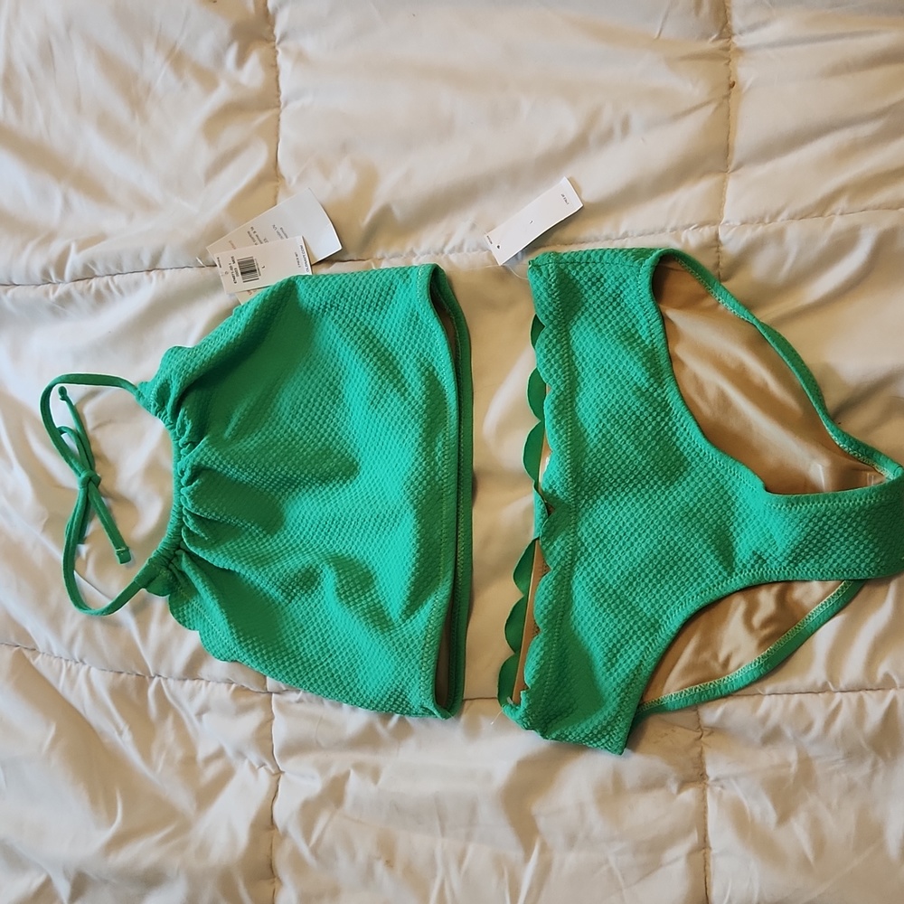 Old Navy Green bikini youth size large
